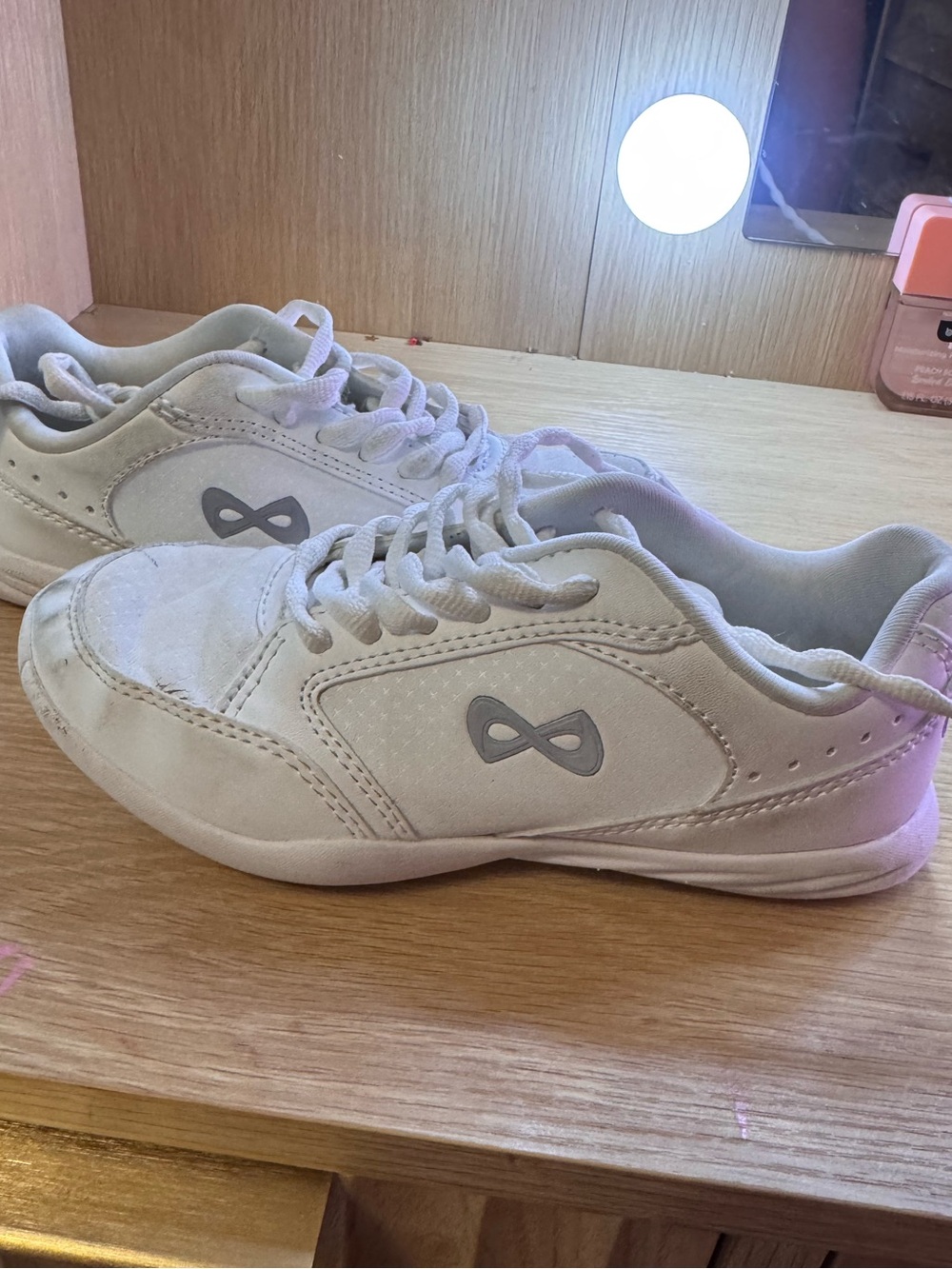 NFINITY White Kids Lace-Up Sneakers